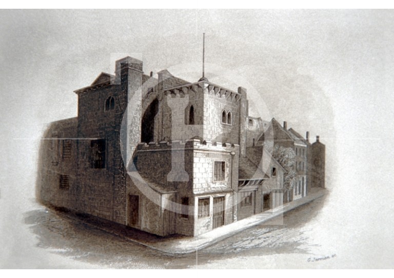 The Tower and part of Water Street in the 18th century